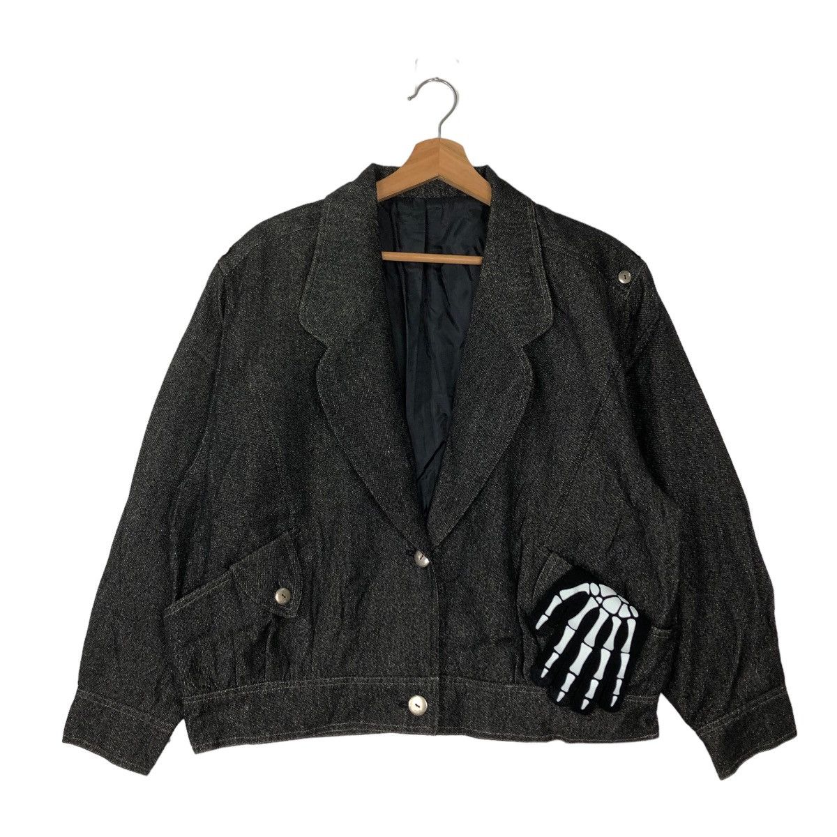 Japanese Brand VINTAGE BOMBER JACKET JAPAN ISSEY MIYAKE DESIGN Size US L / EU 52-54 / 3 - 1 Thumbnail
