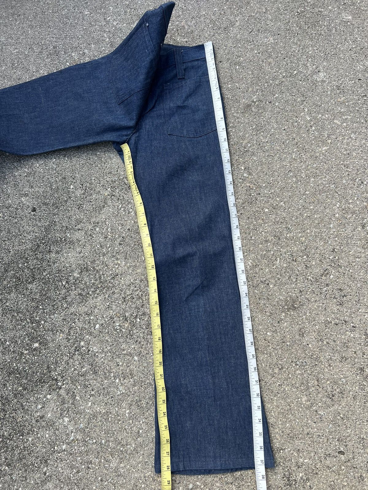 Vintage Vintage Flare 70s LIVE INS Made in Usa Denim Bootcut Jeans Size US 27 - 5 Thumbnail