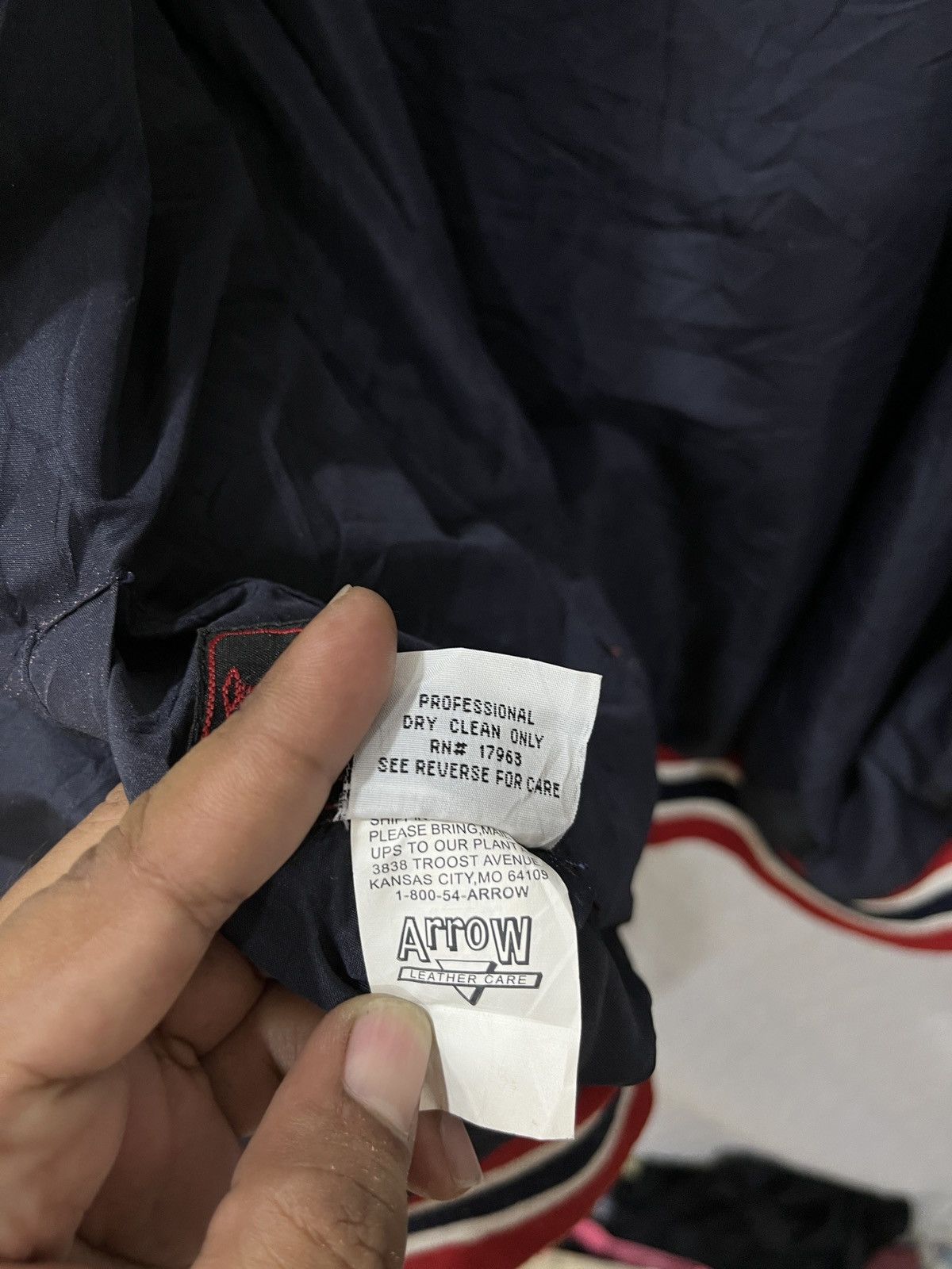 Other (Rrrr). RED SOX VARSITY LEATHER SLEEVE JACKET Size US M / EU 48-50 / 2 - 10 Thumbnail
