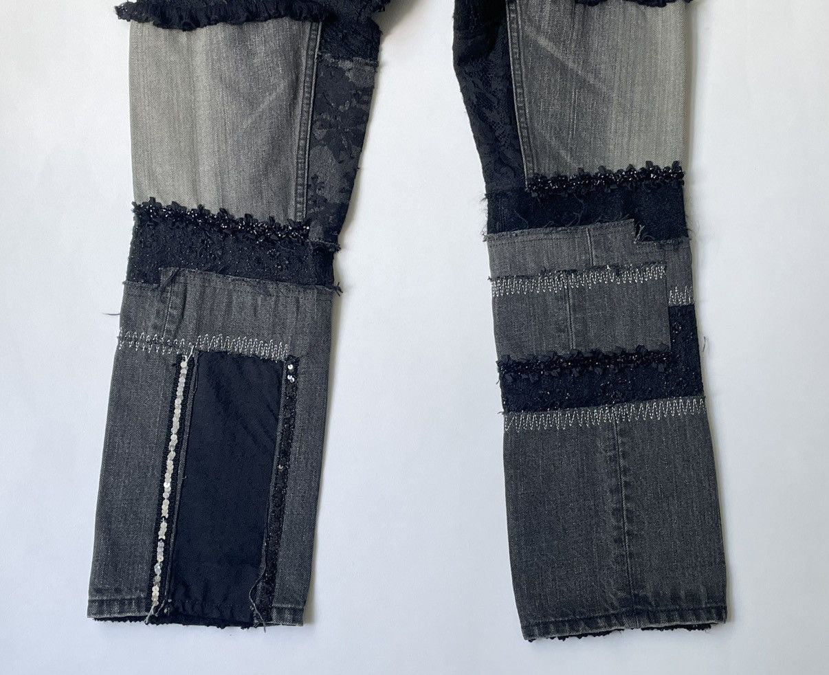 Comme des Garcons A/W 14 Distressed Patchwork Jeans Size 28" / US 6 / IT 42 - 8 Thumbnail