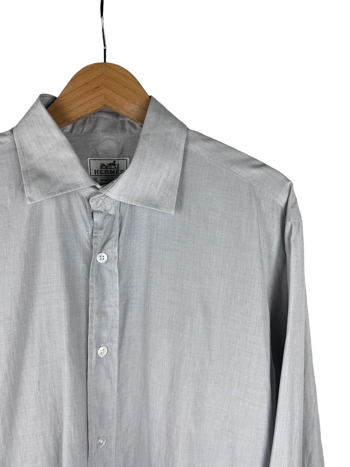 Hermes Vintage Hermes Button Up Shirt Size US L / EU 52-54 / 3 - 5 Thumbnail