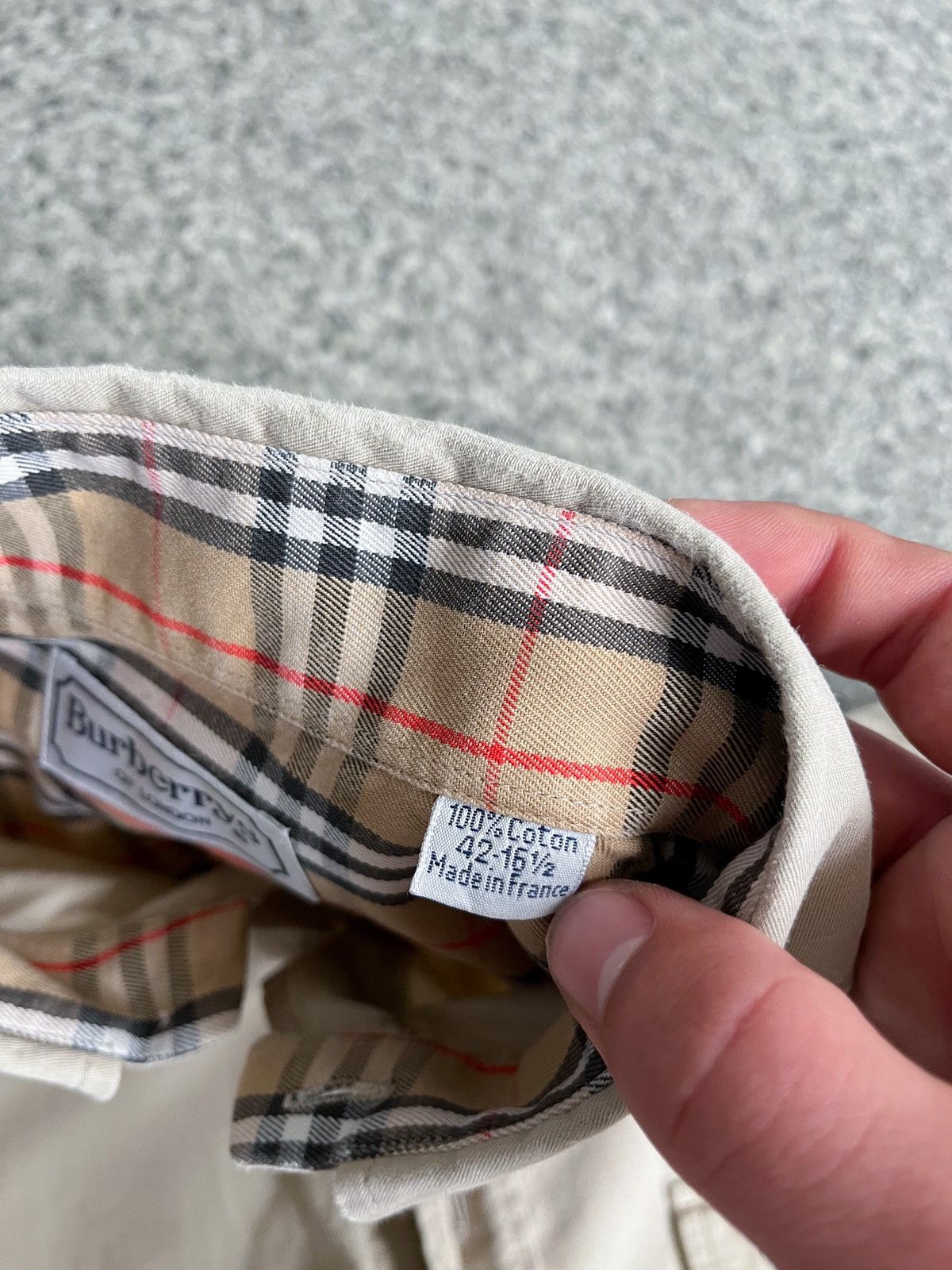 Burberry × Vintage VINTAGE 90’s BURBERRY NOVA CHECK SHIRT SIZE L 16/5 Size US L / EU 52-54 / 3 - 11 Thumbnail
