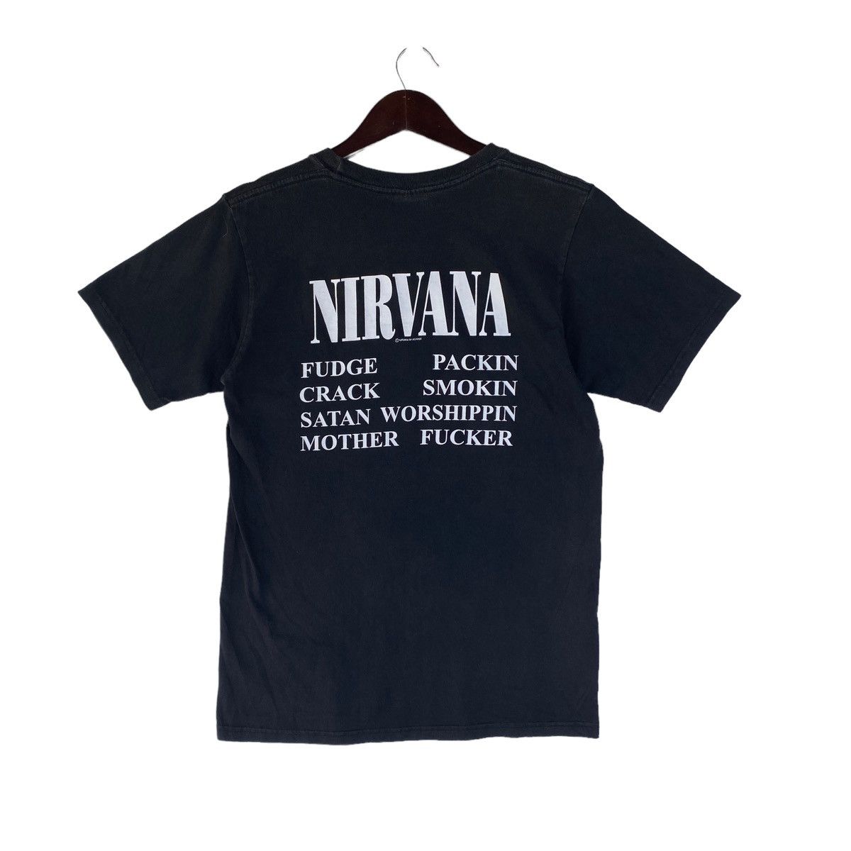 Band Tees VINTAGE NIRVANA Spiral grunge band tee shirt Size US S / EU 44-46 / 1 - 2 Thumbnail