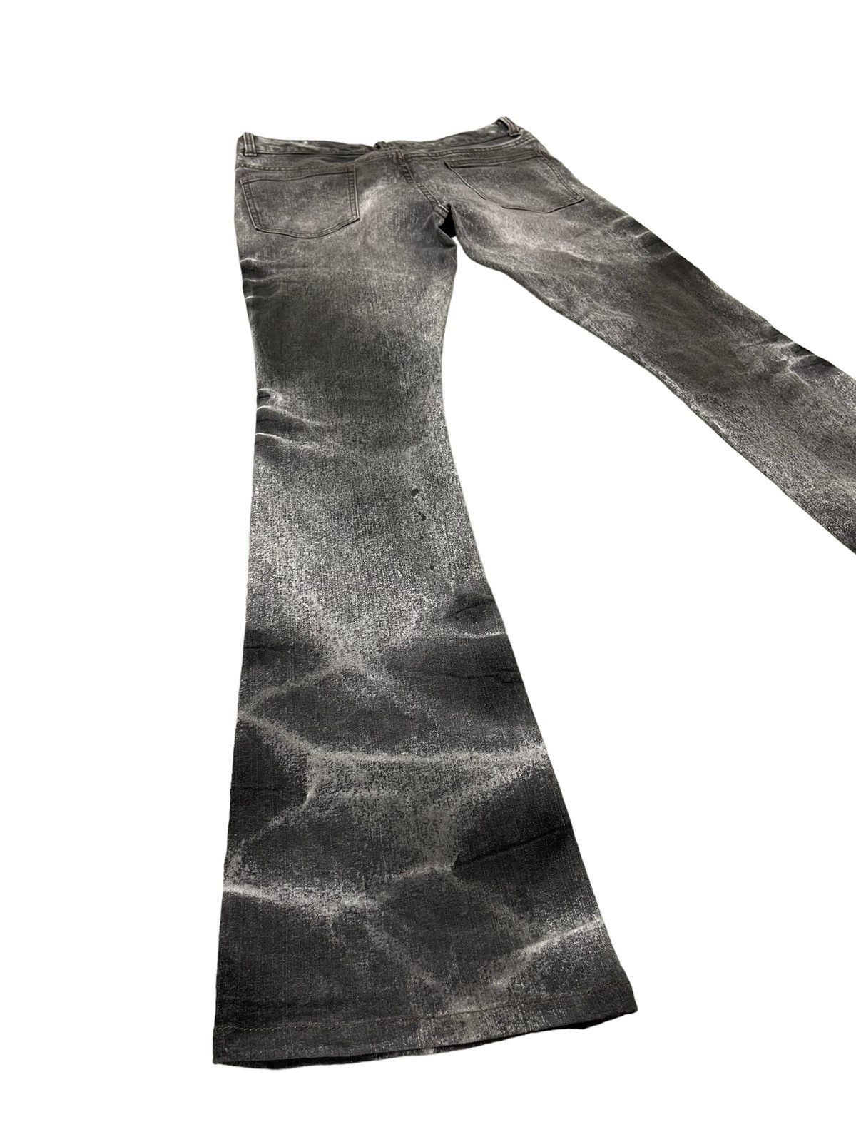 Japanese Brand Flare Jeans Skinny Schlussel Acid Wash Stretch Boot Cut 6🟦1 Size US 29 - 13 Thumbnail