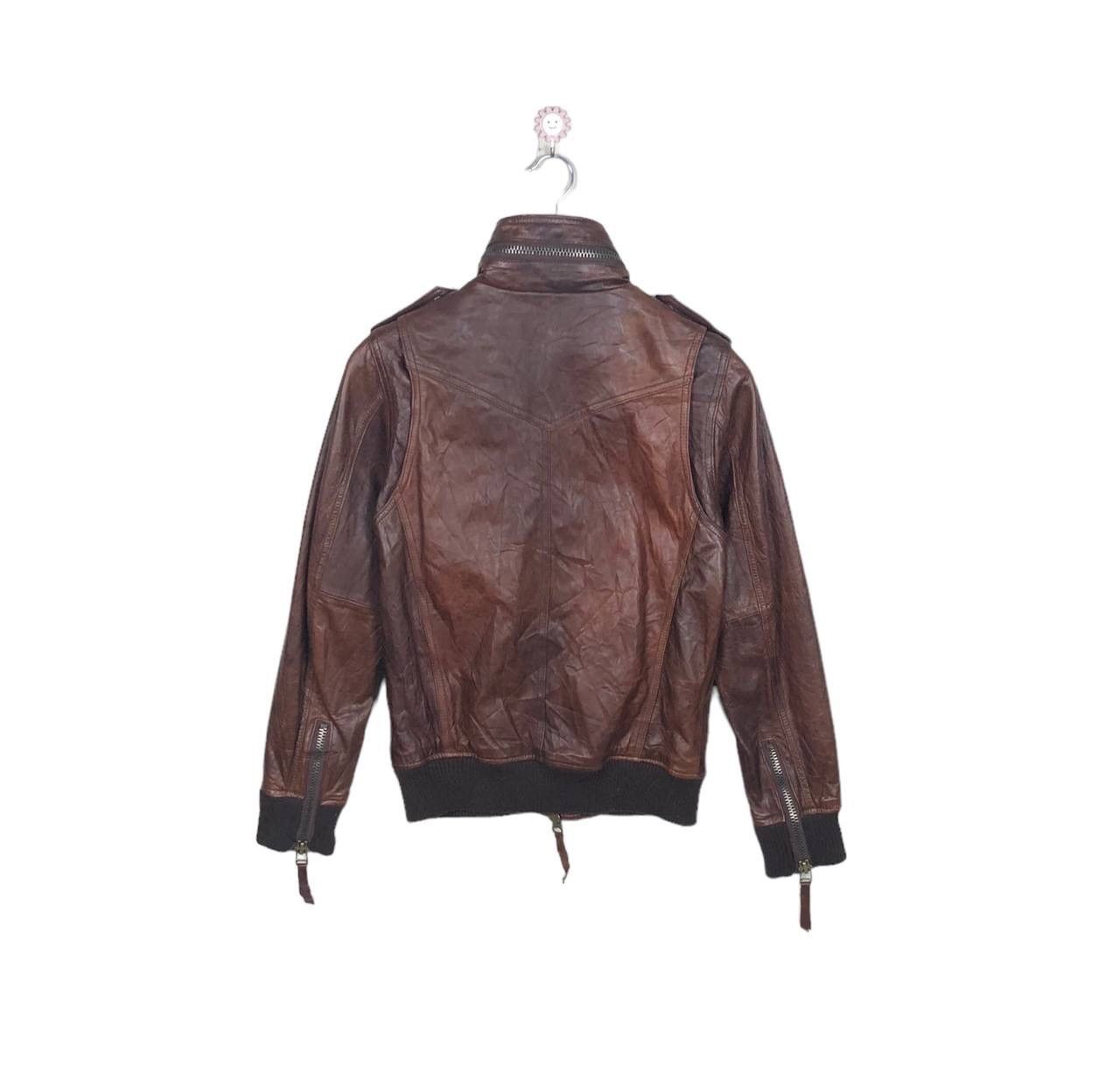 Branded Leather Vintage 90s Failleur Bikers Leather Jacket Top Gun Size US S / EU 44-46 / 1 - 2 Thumbnail