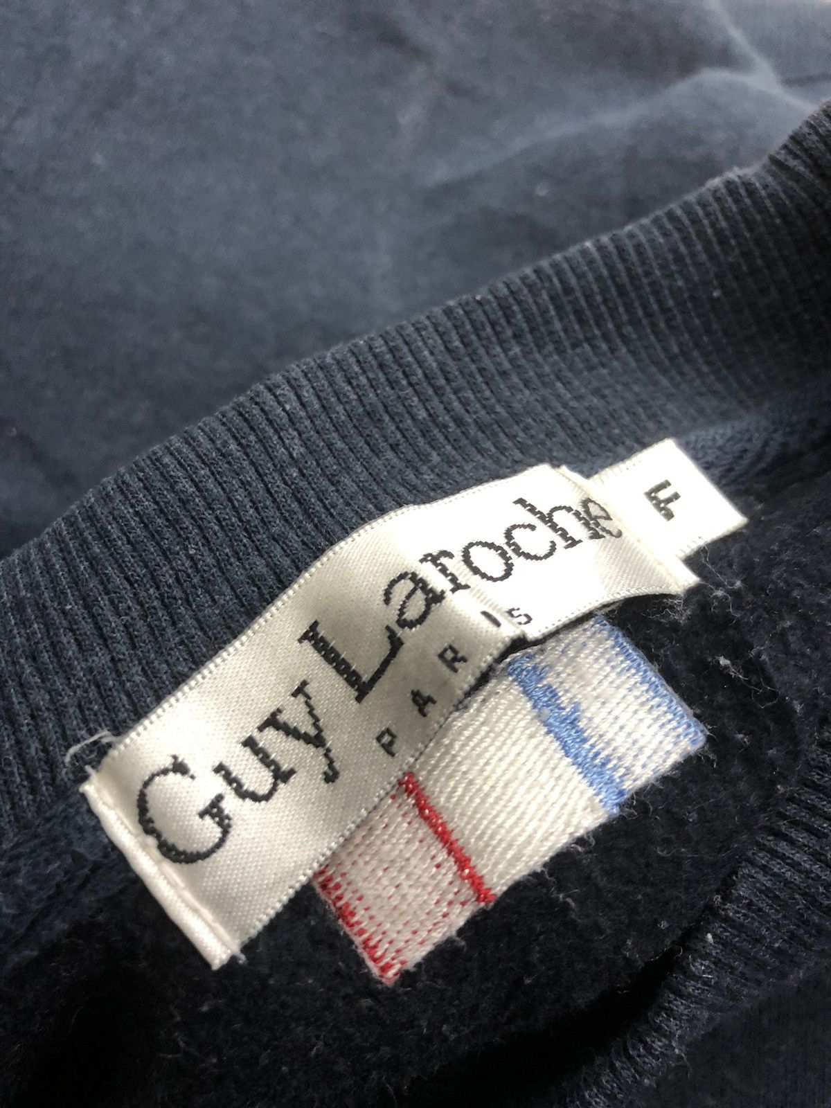 Guy Laroche × Vintage Vintage Guy Laroche Paris Pull Over Sweatshirt Size M / US 6-8 / IT 42-44 - 9 Thumbnail