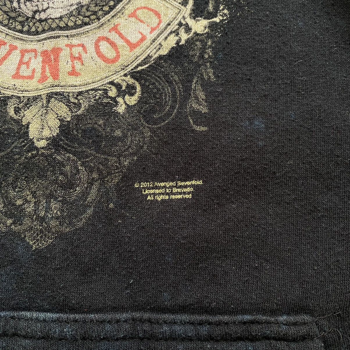 Band Tees AVENGED SEVENFOLD BAND FADED BOXY HOODIE Size US L / EU 52-54 / 3 - 5 Thumbnail