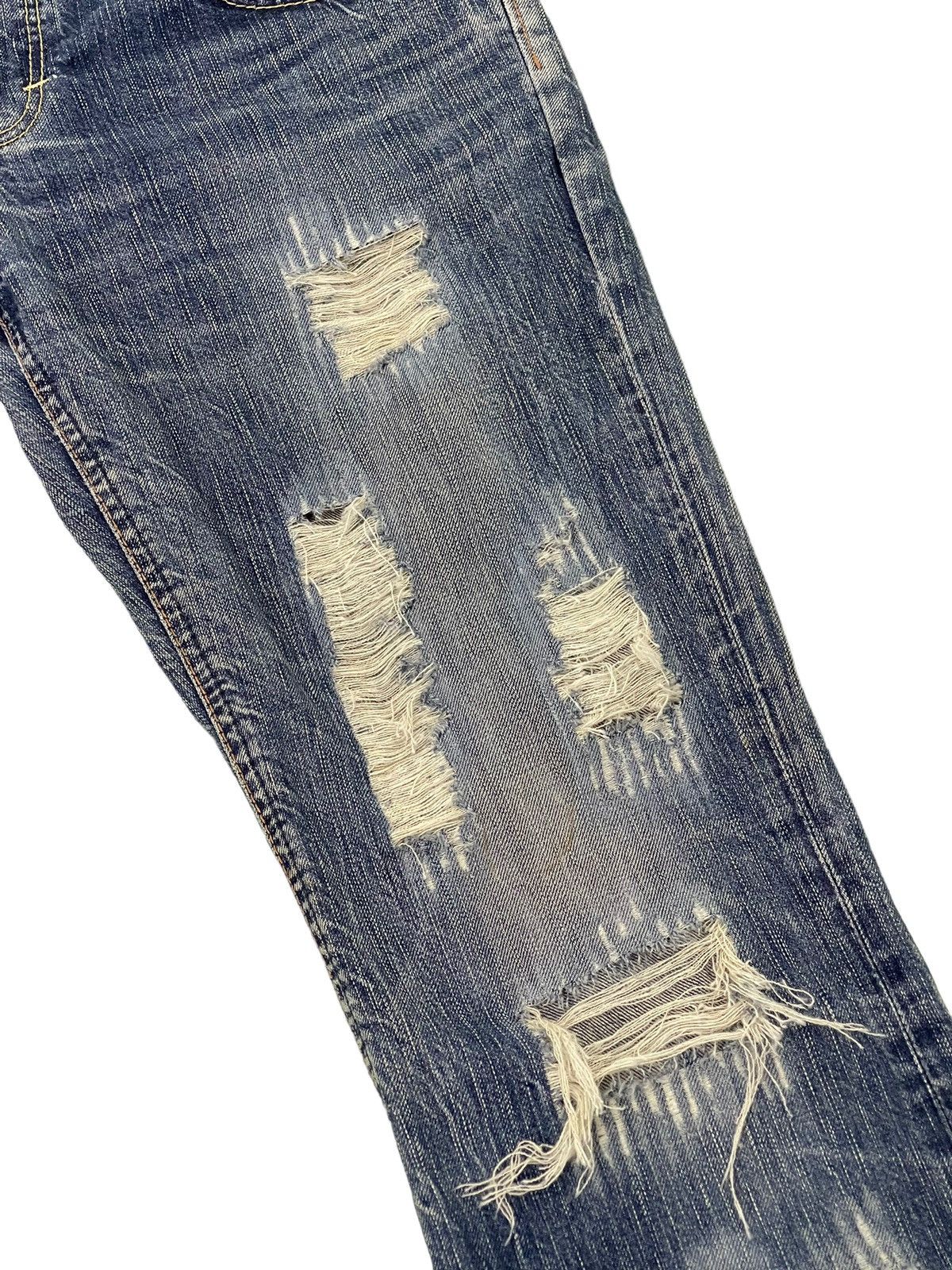 Edwin Flare Jeans Edwin Japan Distress Low Rise Boot Cut 6🟦1 Size US 31 - 9 Thumbnail