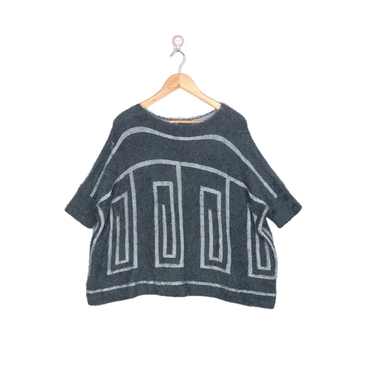 Aran Isles Knitwear × Japanese Brand Avant Garde Walvote Mohair Shearling Knitwear Size US M / EU 48-50 / 2 - 1 Thumbnail