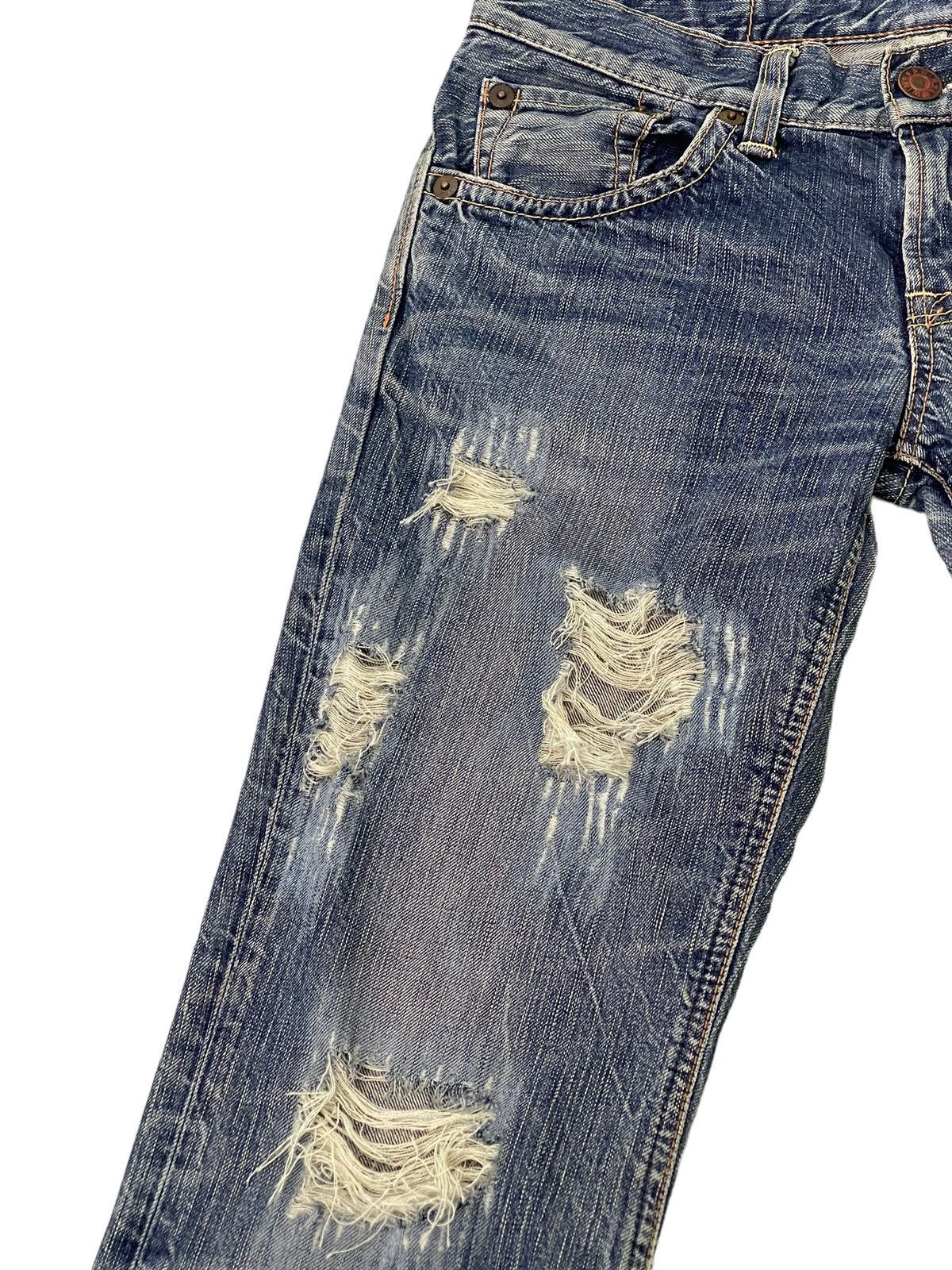 Edwin Flare Jeans Edwin Japan Distress Low Rise Boot Cut 6🟦1 Size US 31 - 8 Thumbnail