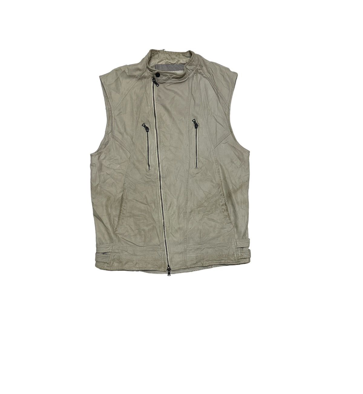 Drome × Genuine Leather DROMe Vest Leather Design Size US M / EU 48-50 / 2 - 1 Thumbnail