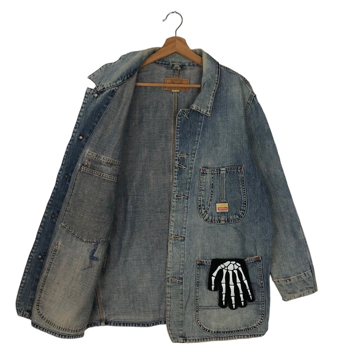 Levi's VINTAGE HIKORY CHORE DENIM WORKER JACKET LEVI’S Size US M / EU 48-50 / 2 - 8 Thumbnail