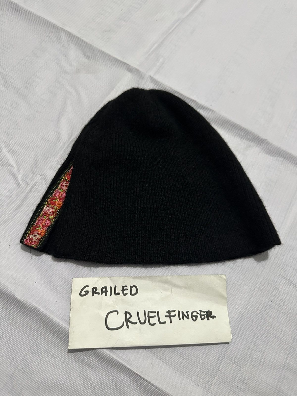 Issey Miyake Sunaokuwahara by Issey Miyake Beanie Nice Snap Design Size ONE SIZE - 6 Thumbnail