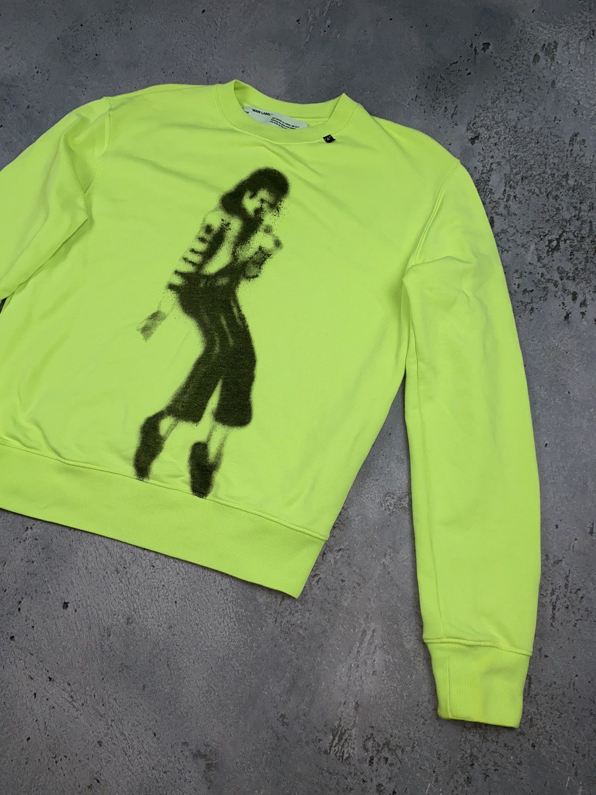 Off White Off White Illusionist very rare Michael Jackson sweatshirt Grailed