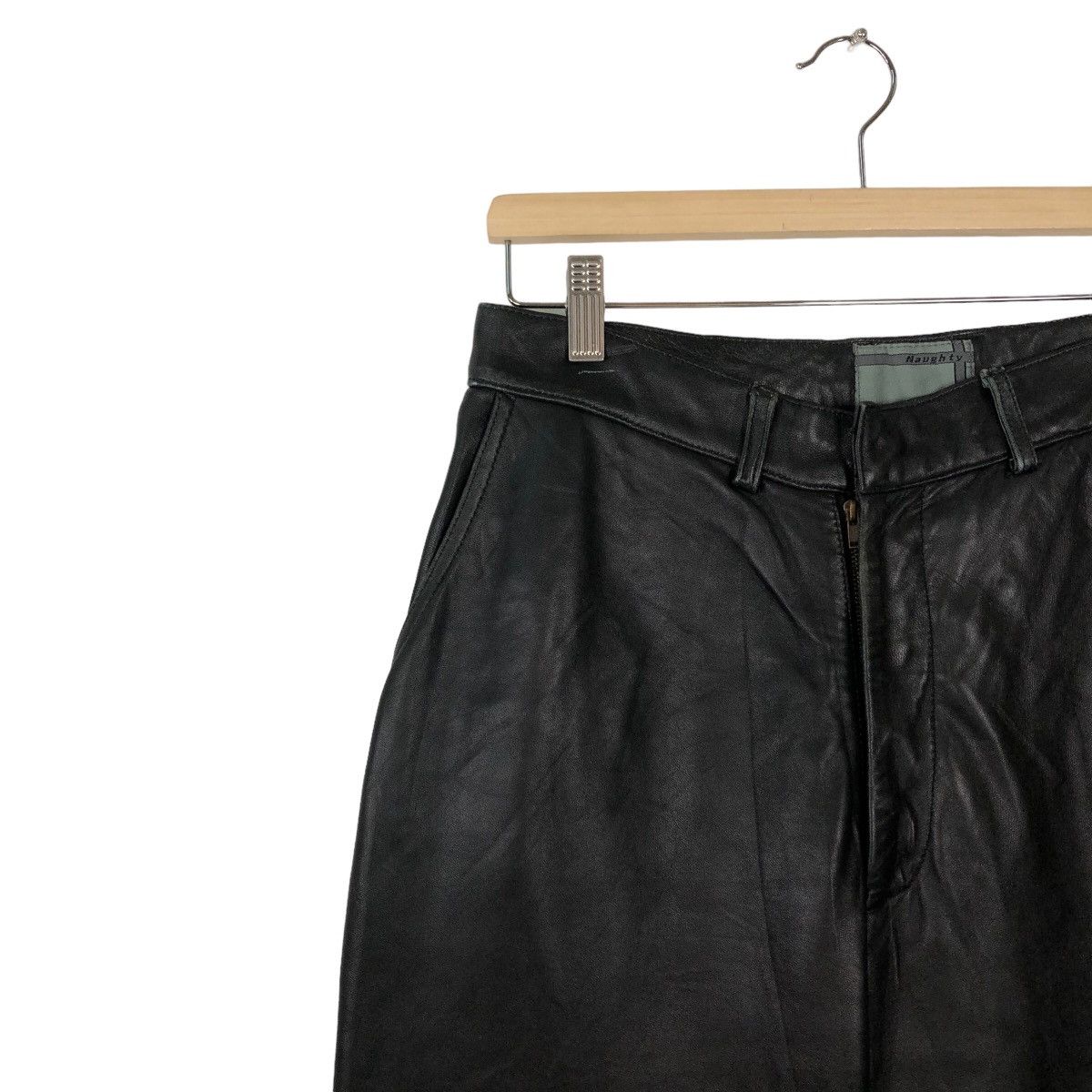 Japanese Brand VINTAGE LEATHER PANTS RACING WEAR JAPAN Size US 30 / EU 46 - 5 Thumbnail