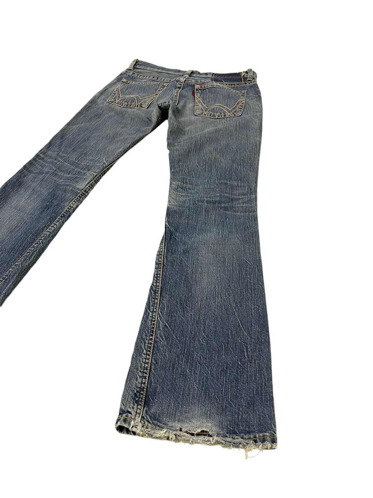 Edwin Flare Jeans Edwin Japan Distress Low Rise Boot Cut 6🟦1 Size US 31 - 14 Thumbnail