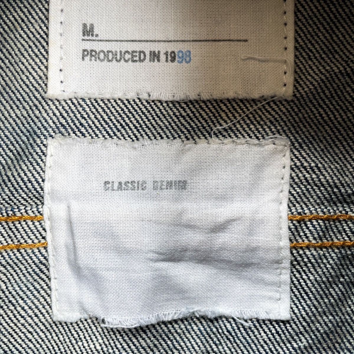 Helmut Lang Helmut Lang Archive 1998 Classic Denim Jacket Size US S / EU 44-46 / 1 - 7 Thumbnail