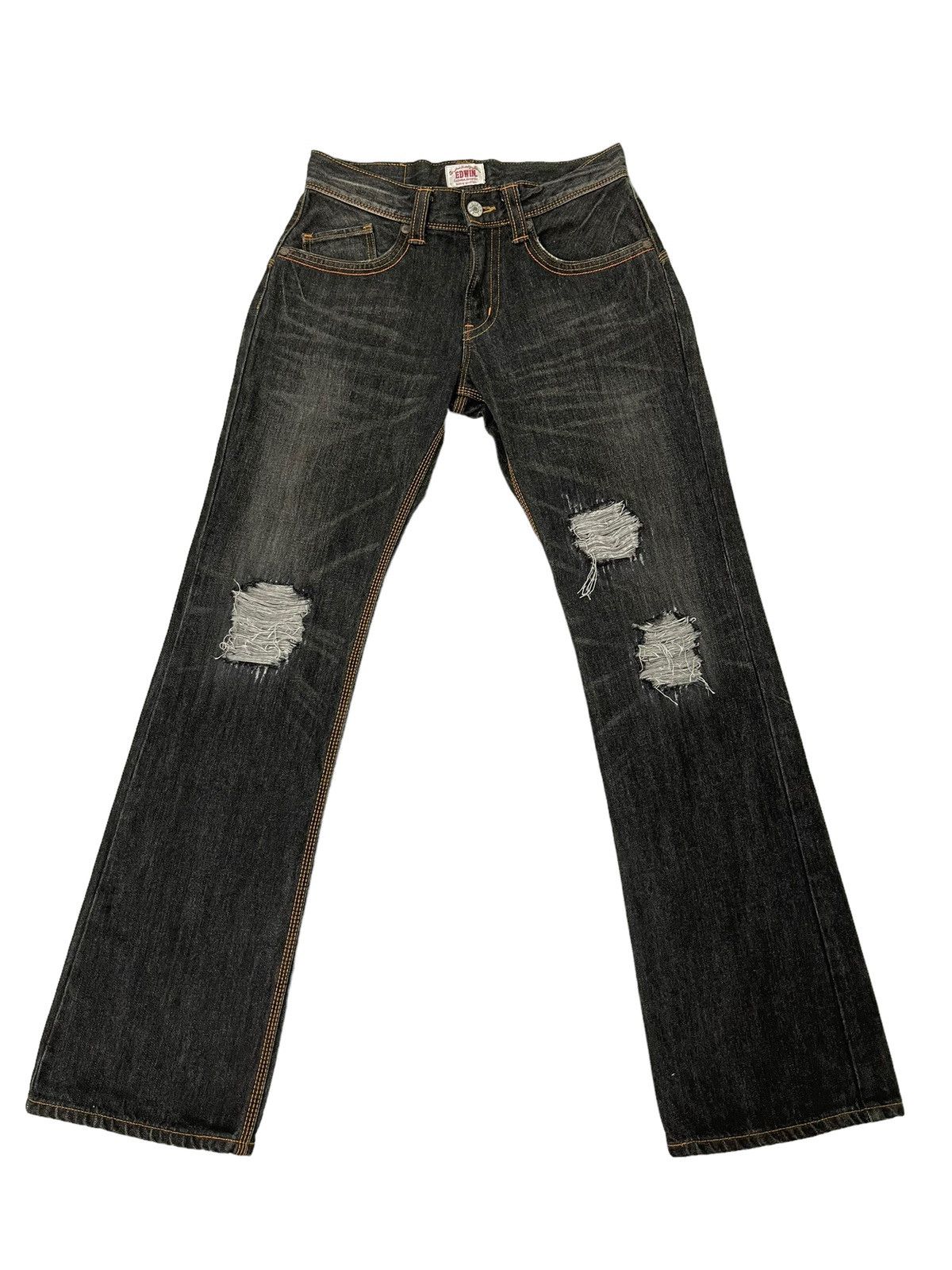 Edwin Flare Jeans Edwin XV Distress Boot Cut 6🟦1 Size US 31 - 2 Thumbnail