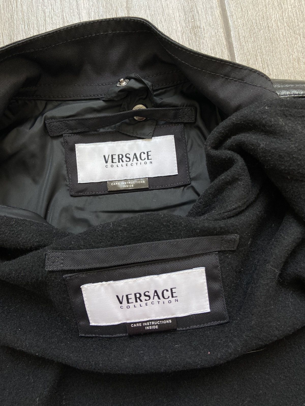 Versace Leather Jacket Versace Collection Size US L / EU 52-54 / 3 - 9 Thumbnail