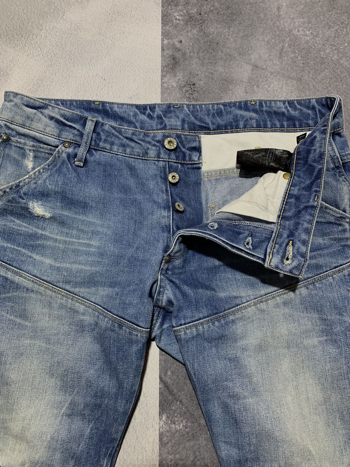 G-Star × Vintage Vintage Y2K G-star RAW double knee low rise jeans size 32 Size US 32 / EU 48 - 4 Thumbnail