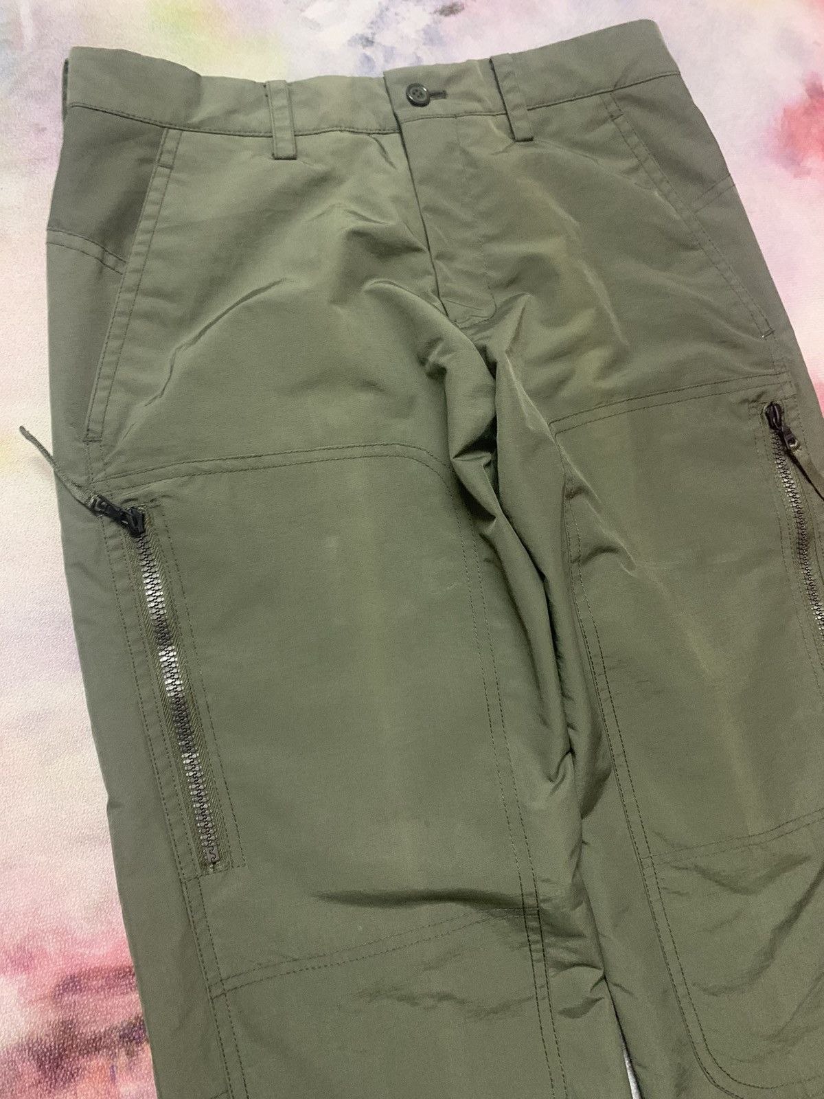 Homme Plisse Issey Miyake Issey Miyake Men Nylon Canvas Cargo Pocket Vintage Pants Size US 30 / EU 46 - 4 Thumbnail