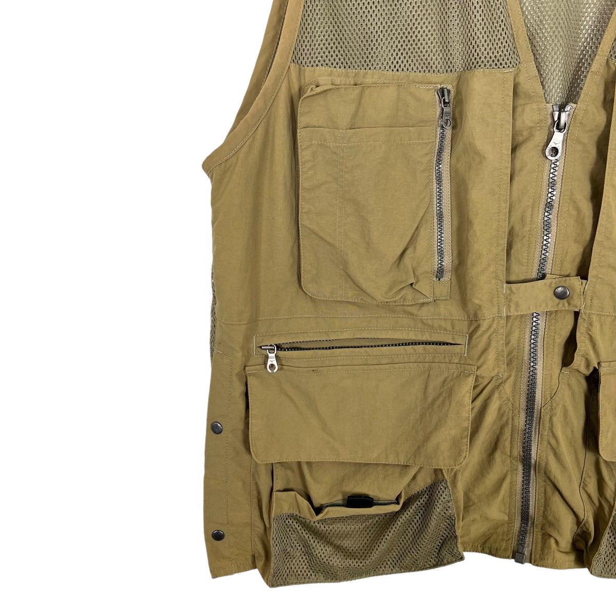 Mizuno 💥 MIZUNO MULTI POCKET TECHNICAL SURVIVAL NET VEST Size US M / EU 48-50 / 2 - 2 Thumbnail