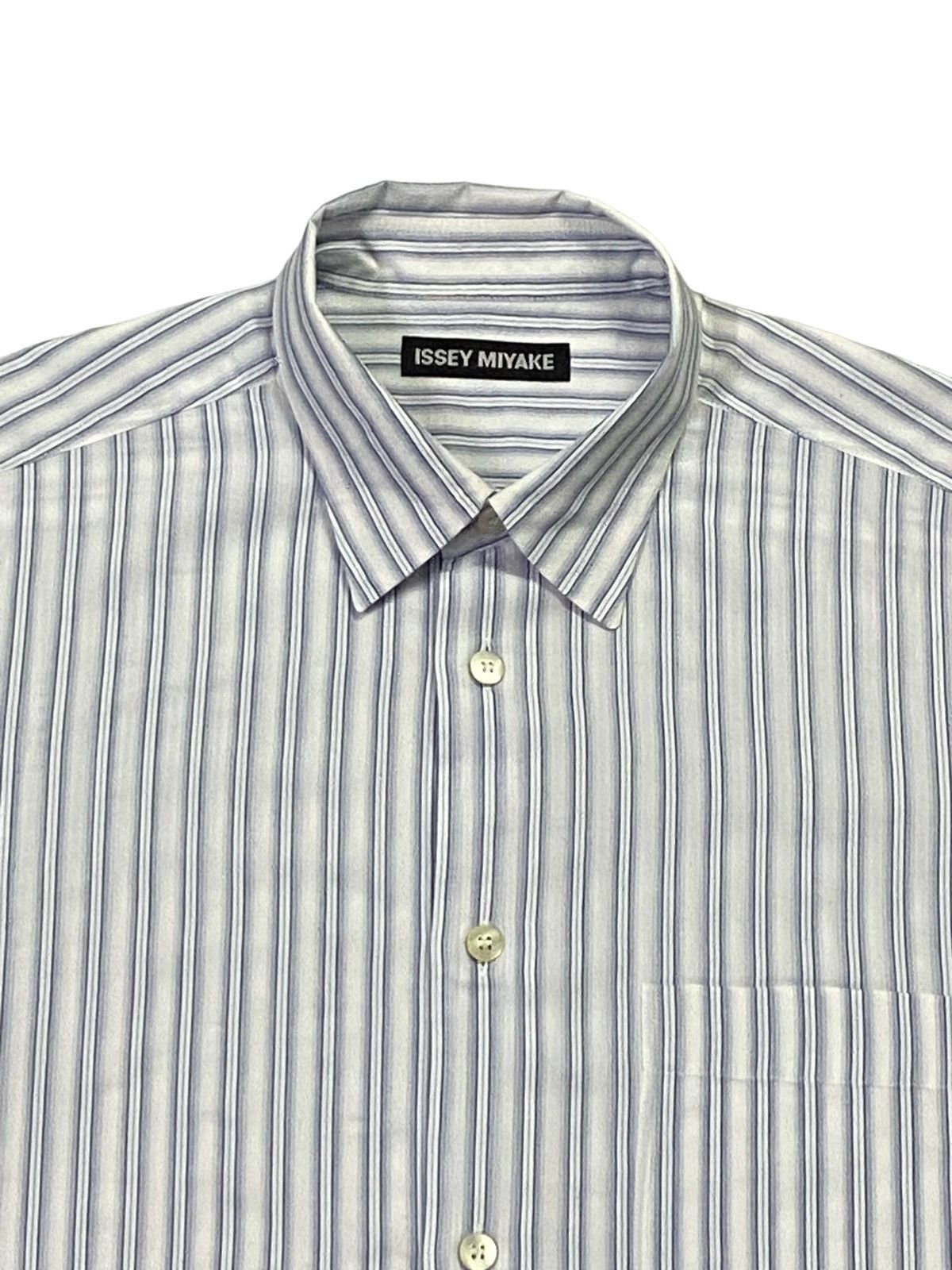 Issey Miyake Issey Miyake Stripes Button Ups Shirt Size US M / EU 48-50 / 2 - 13 Thumbnail