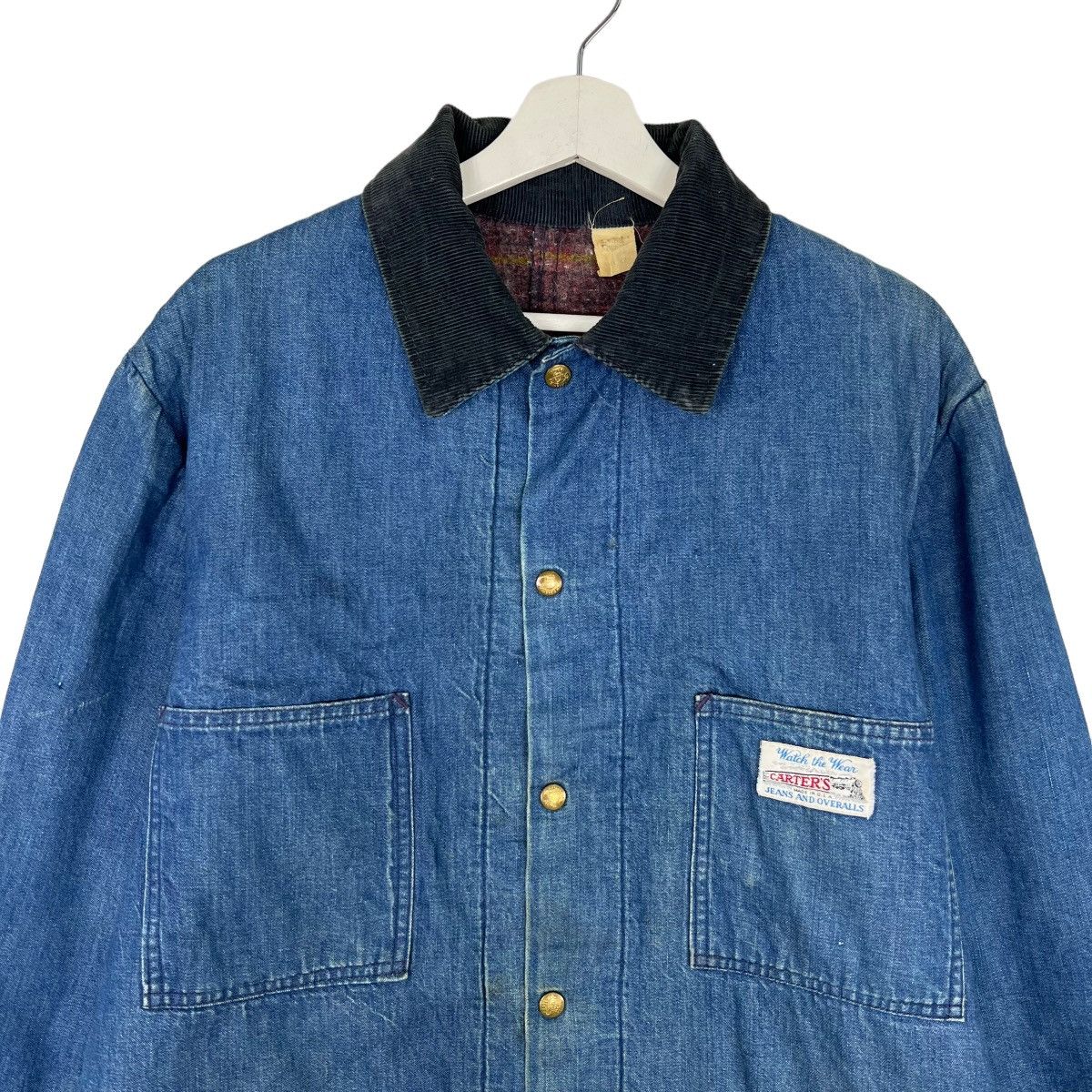 Vintage 🔥 VINTAGE CARTERS BLANKET WORKER CHORE JACKET MADE IN USA Size US L / EU 52-54 / 3 - 5 Thumbnail