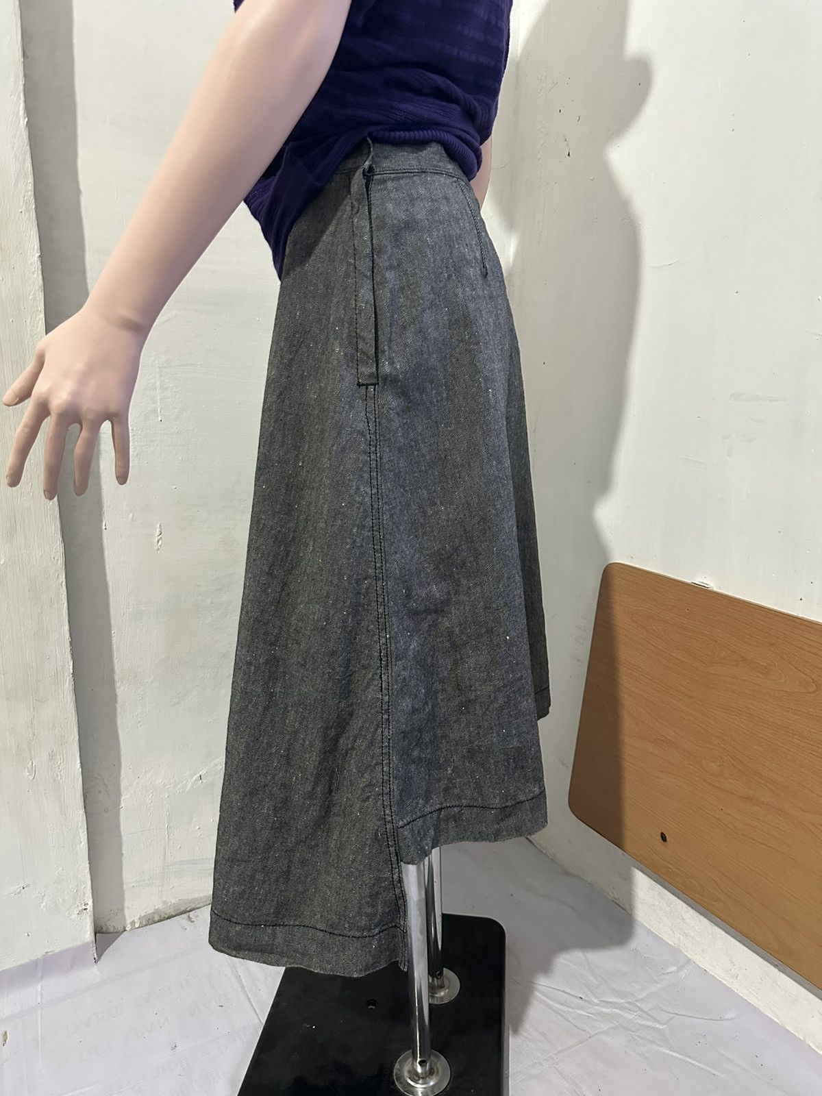 Ne-Net Ne net Issey Miyake Asymmetric Skirt Size 27" / US 4 / IT 40 - 3 Thumbnail