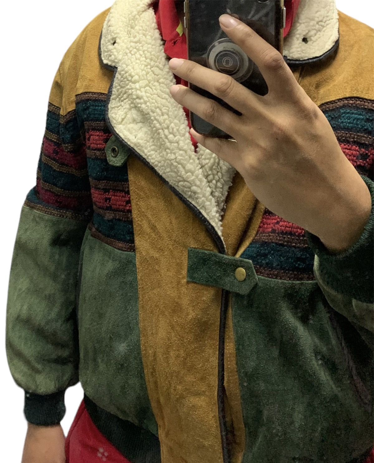 Japanese Brand Avant Garde Suede Leather Jacket Inspired Issey Miyake Size US L / EU 52-54 / 3 - 9 Thumbnail