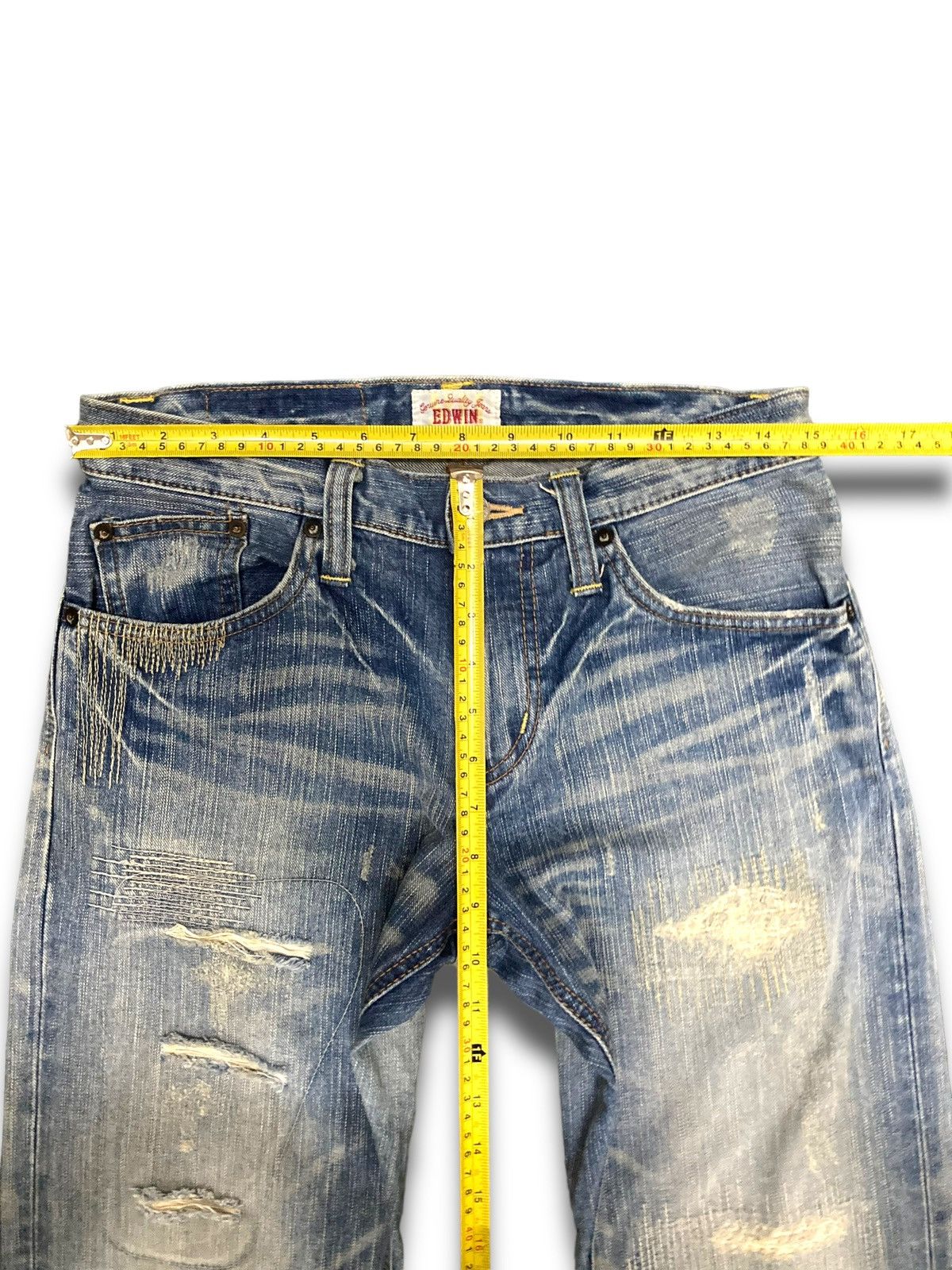 Edwin Vintage Y2K Edwin Straight Kaihara Jeans Size US 30 / EU 46 - 18 Thumbnail