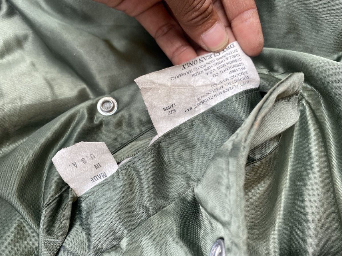 Alpha Industries × Avirex Vintage Corinth MA-1 Bomber Jacket Size US L / EU 52-54 / 3 - 14 Thumbnail