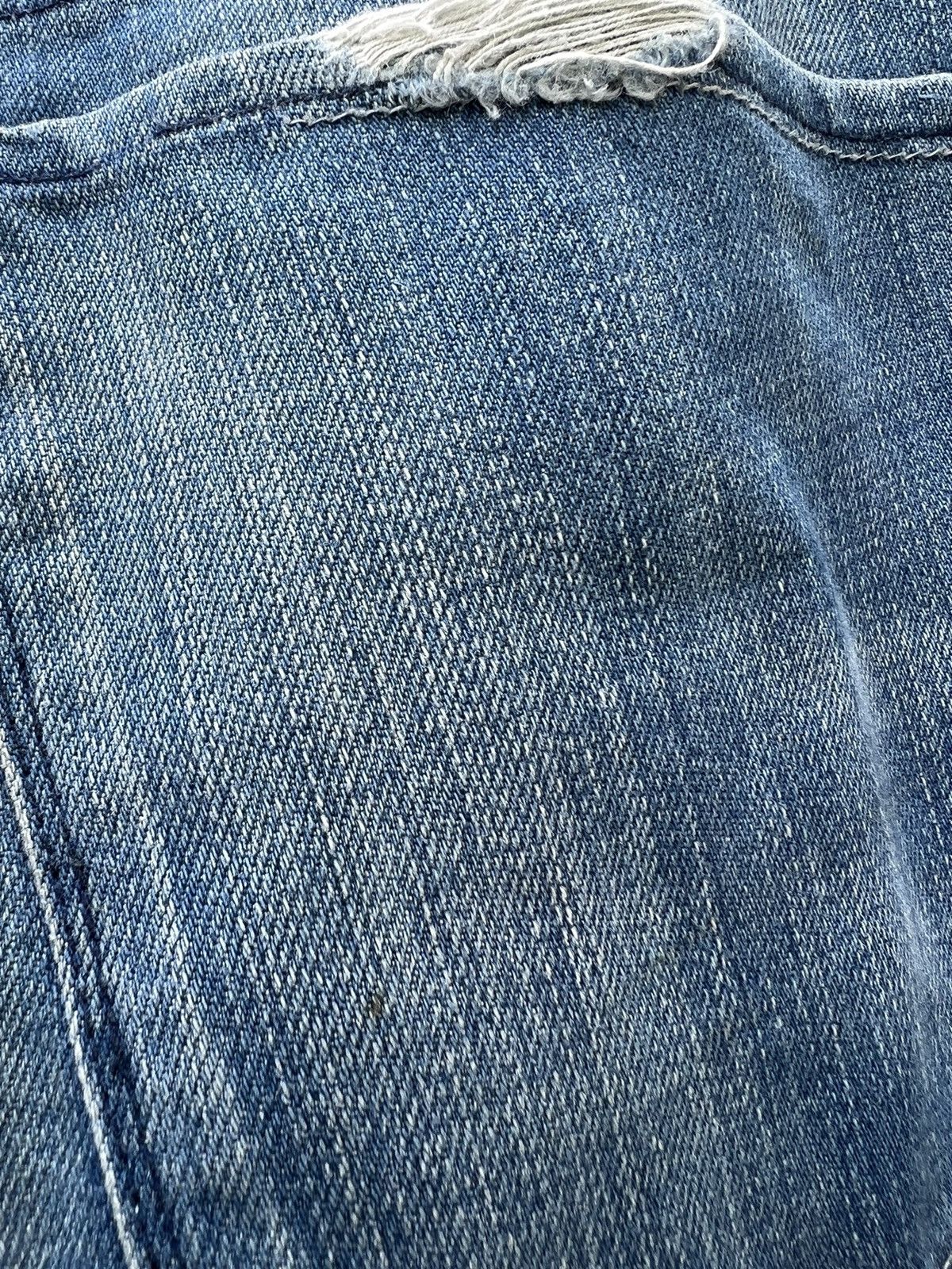 Earnest Sewn Vintage Earnest Sewn Distress Patchwork Denim Bootcut Jeans Size US 32 / EU 48 - 21 Thumbnail