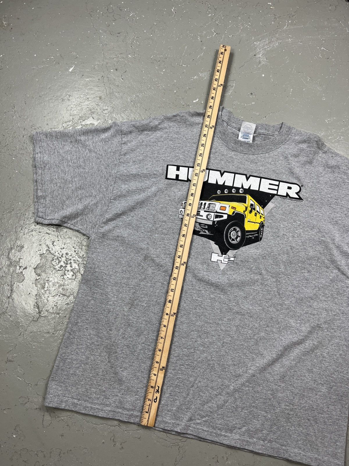Vintage Hummer H2 Shirt Grey Yellow Size 2XL Size US XXL / EU 58 / 5 - 5 Thumbnail
