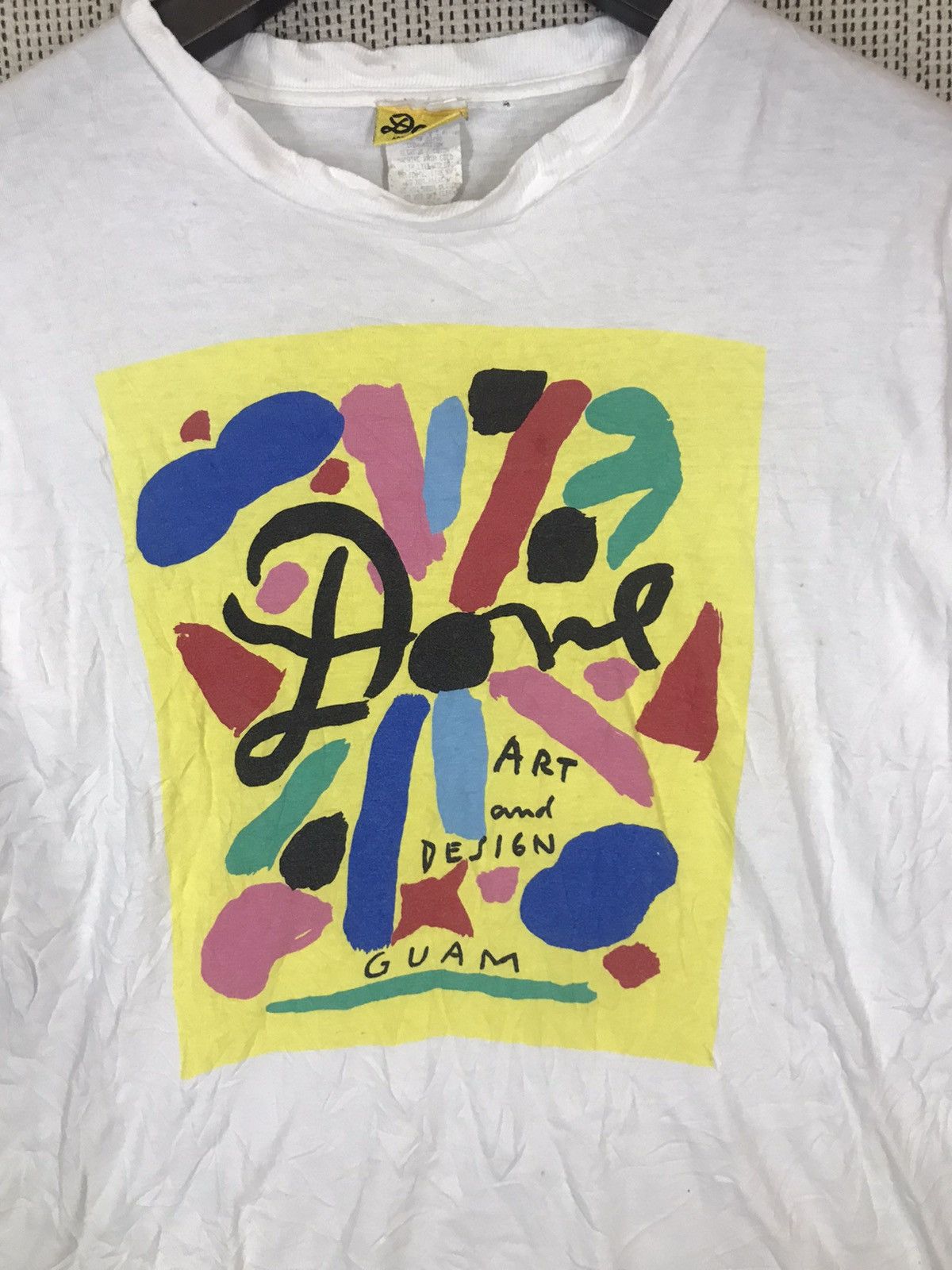 Vintage ‼️VTG DOME ART AND DESIGN TSHIRT DISTRESSED‼️ Size US L / EU 52-54 / 3 - 7 Thumbnail