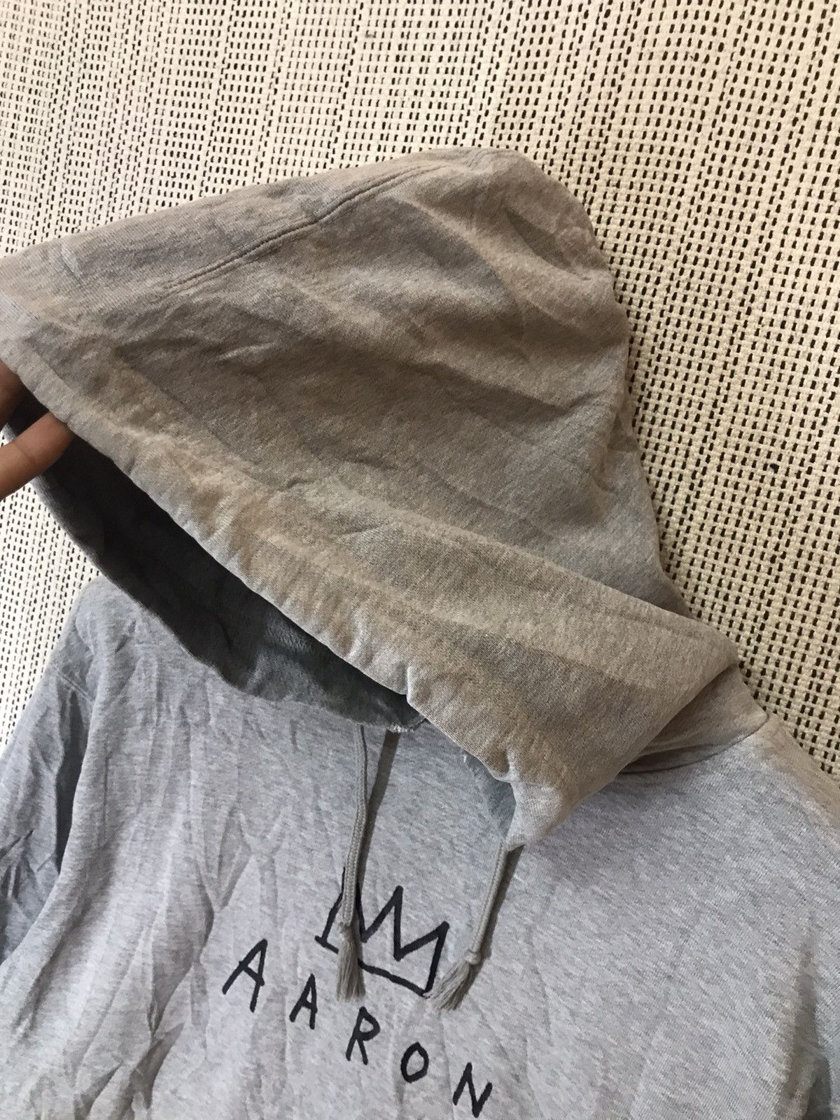 Japanese Brand × Jean-Michel Basquiat ‼️VINTAGE JMB AARON HOODIE BY UNIQLO DISTRESSED‼️ Size US L / EU 52-54 / 3 - 3 Thumbnail