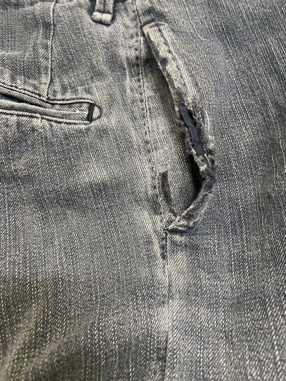 45rpm 45 rpm Indigo Distressed Pants Size US 30 / EU 46 - 13 Thumbnail