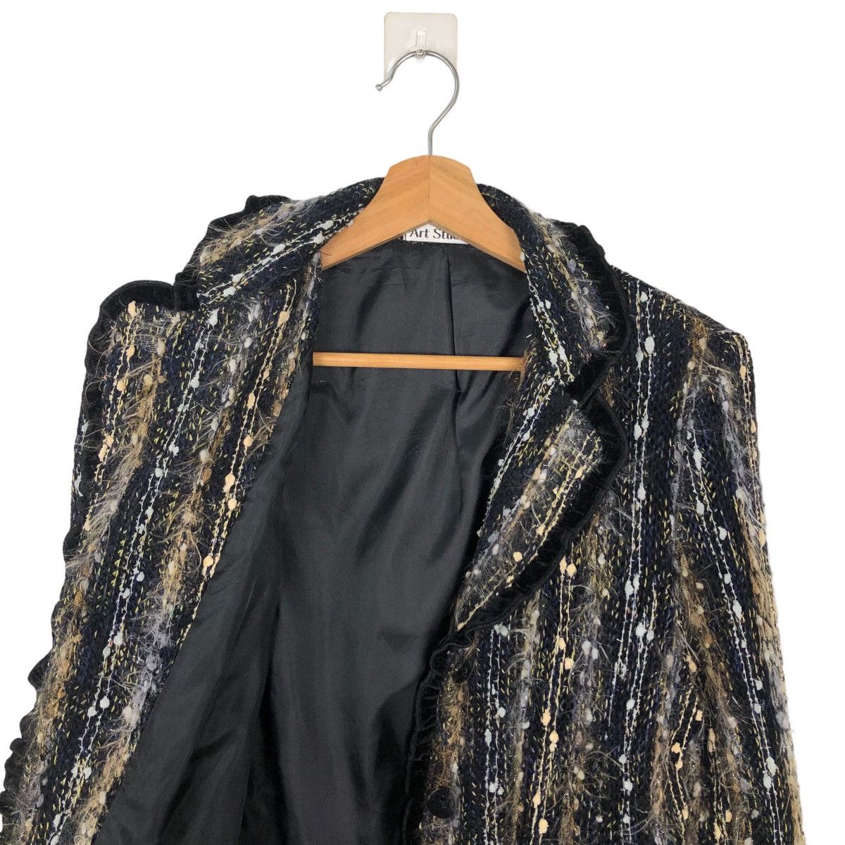 Japanese Brand VINTAGE ART STUDIO TWEED JACKET Size US M / EU 48-50 / 2 - 9 Thumbnail