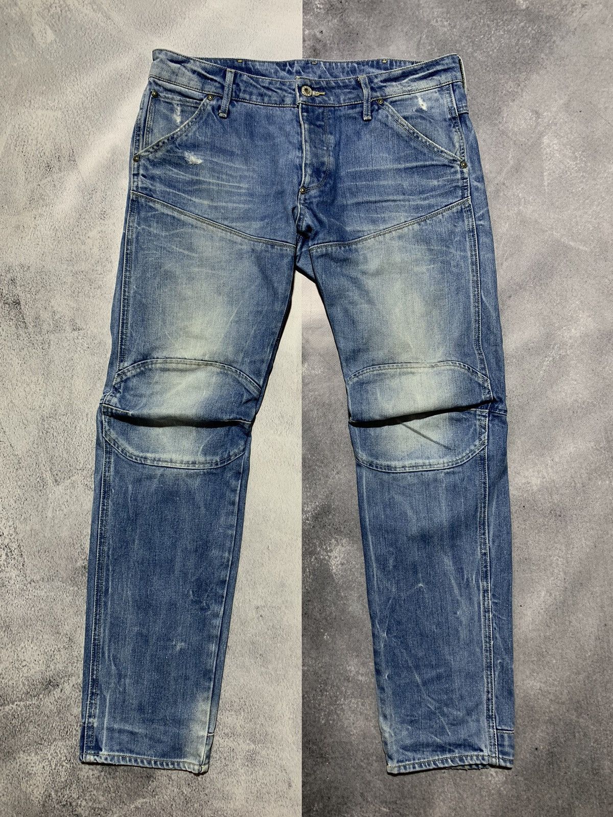 G-Star × Vintage Vintage Y2K G-star RAW double knee low rise jeans size 32 Size US 32 / EU 48 - 1 Thumbnail