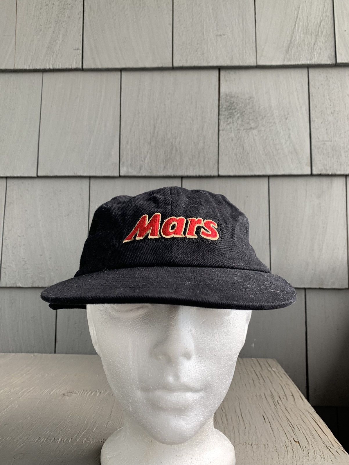 Other × Vintage 90s Vintage Mars Bar Chocolate Candy Black Baseball Cap Dad Size ONE SIZE - 10 Thumbnail