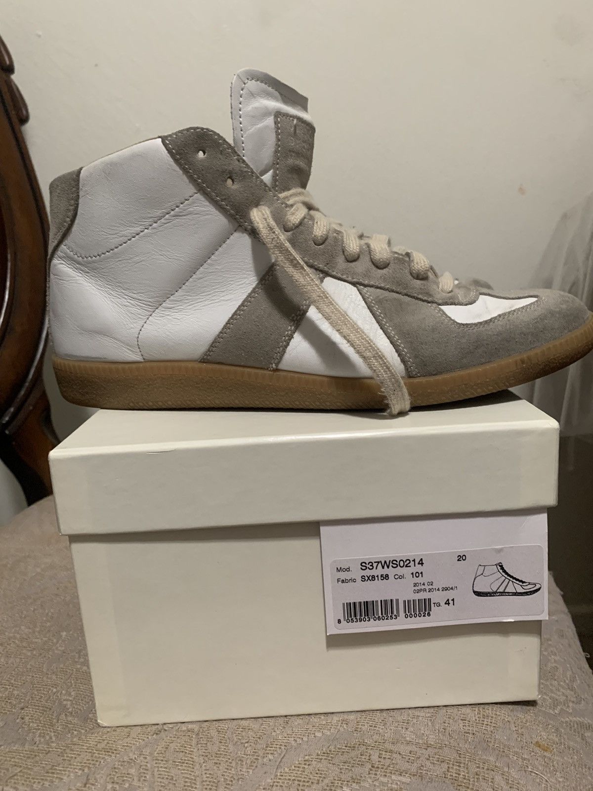 Maison Margiela Maison Martin Margiela Replica high size 41 white 