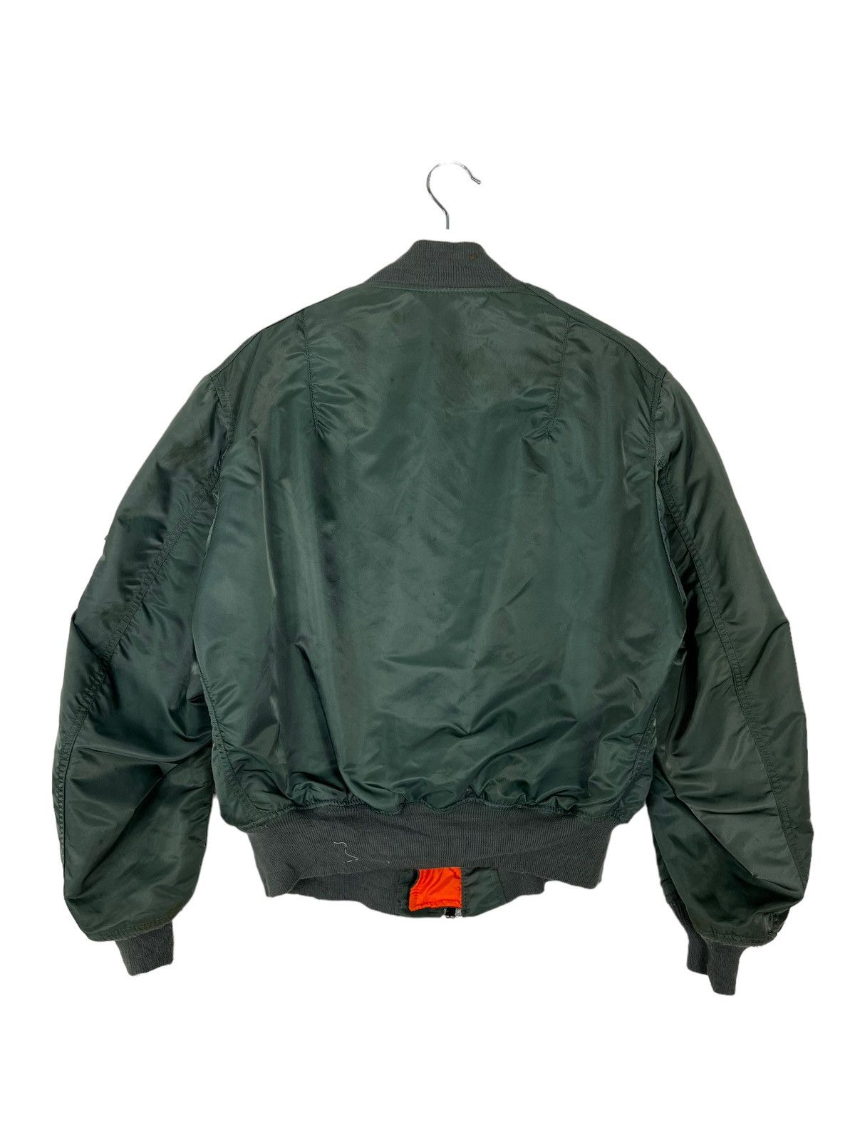 Alpha Industries 🔥 70s RIOT RIOT VINTAGE MA-1 ALPHA BOMBER JACKET MADE IN USA Size US L / EU 52-54 / 3 - 9 Thumbnail