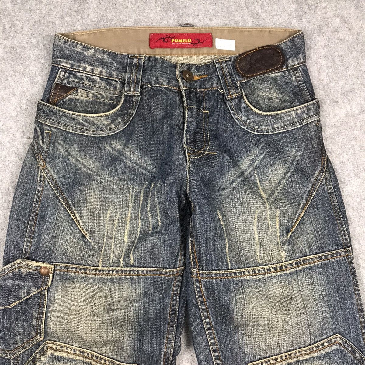 JNCO × Japanese Brand × Vintage BAGGY DENIM POMELO JAPANESE JEANS PANTS Size US 28 / EU 44 - 4 Thumbnail