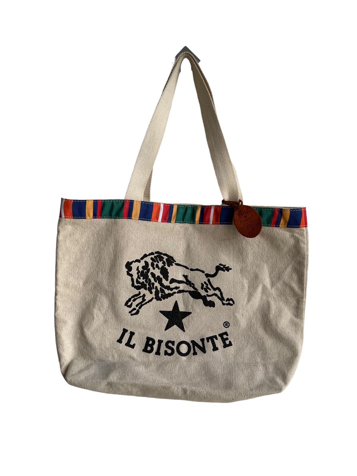 Il Bisonte Il Bisonte 🇮🇹 Handcrafted in Firenzi Canvas Leather Bag Size ONE SIZE - 2 Thumbnail