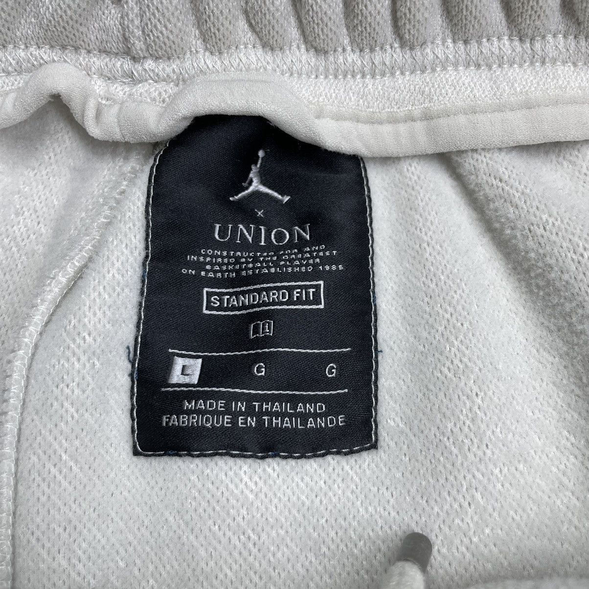 Jordan Brand × Union LA Union LA x Jordan LEISURE PANT(bone) SZ large Size US 30 / EU 46 - 12 Thumbnail