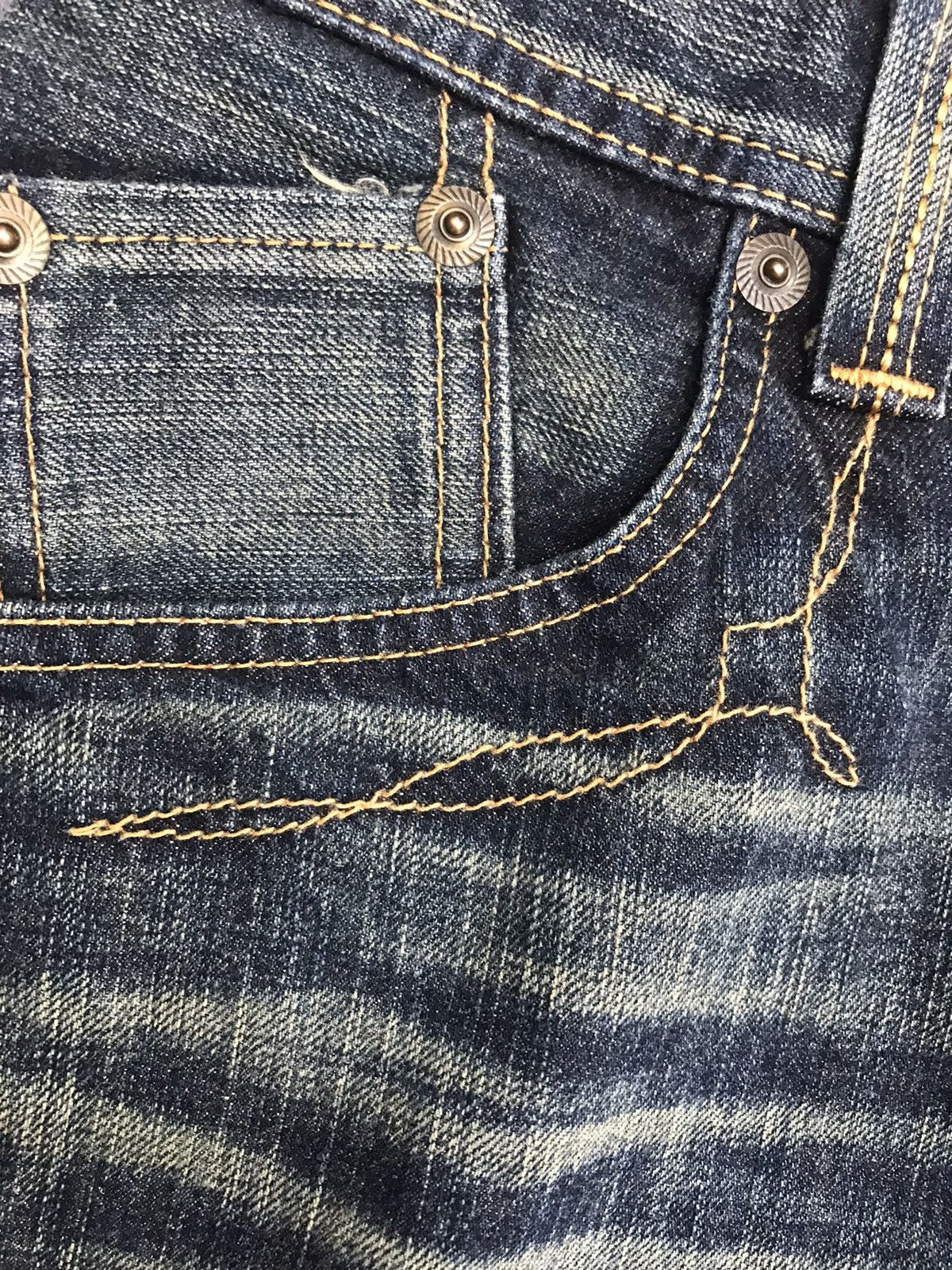 Edwin 💥FLARE💥EDWIN Westerner Blue Wash Flare Jeans Size US 29 - 5 Thumbnail