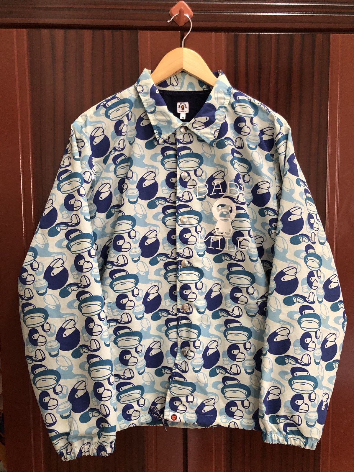 Bape BABY MILO Camo Coach Jacket Size US M / EU 48-50 / 2 - 1 Thumbnail