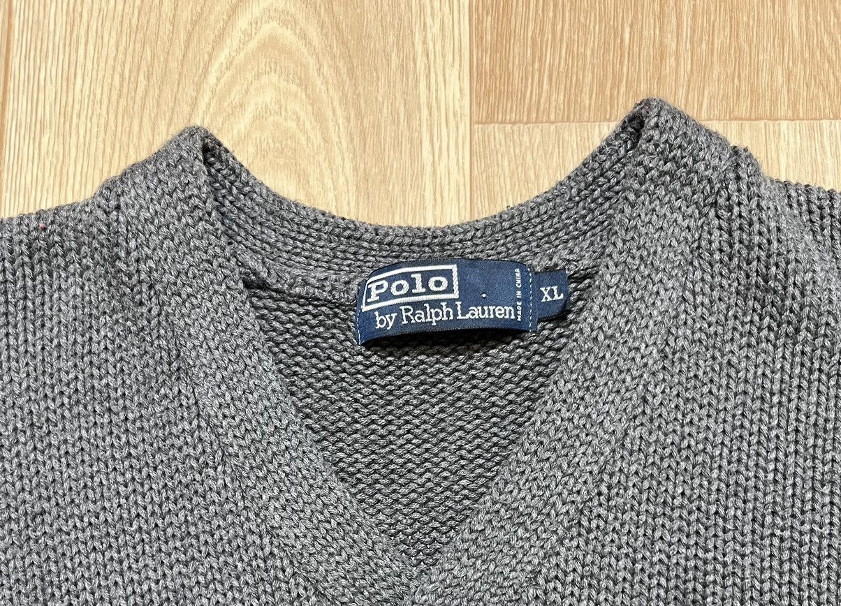 Polo Ralph Lauren Vintage 90s Polo Ralph Lauren Big P Logo Knitted Kanye Style Size US XL / EU 56 / 4 - 5 Thumbnail