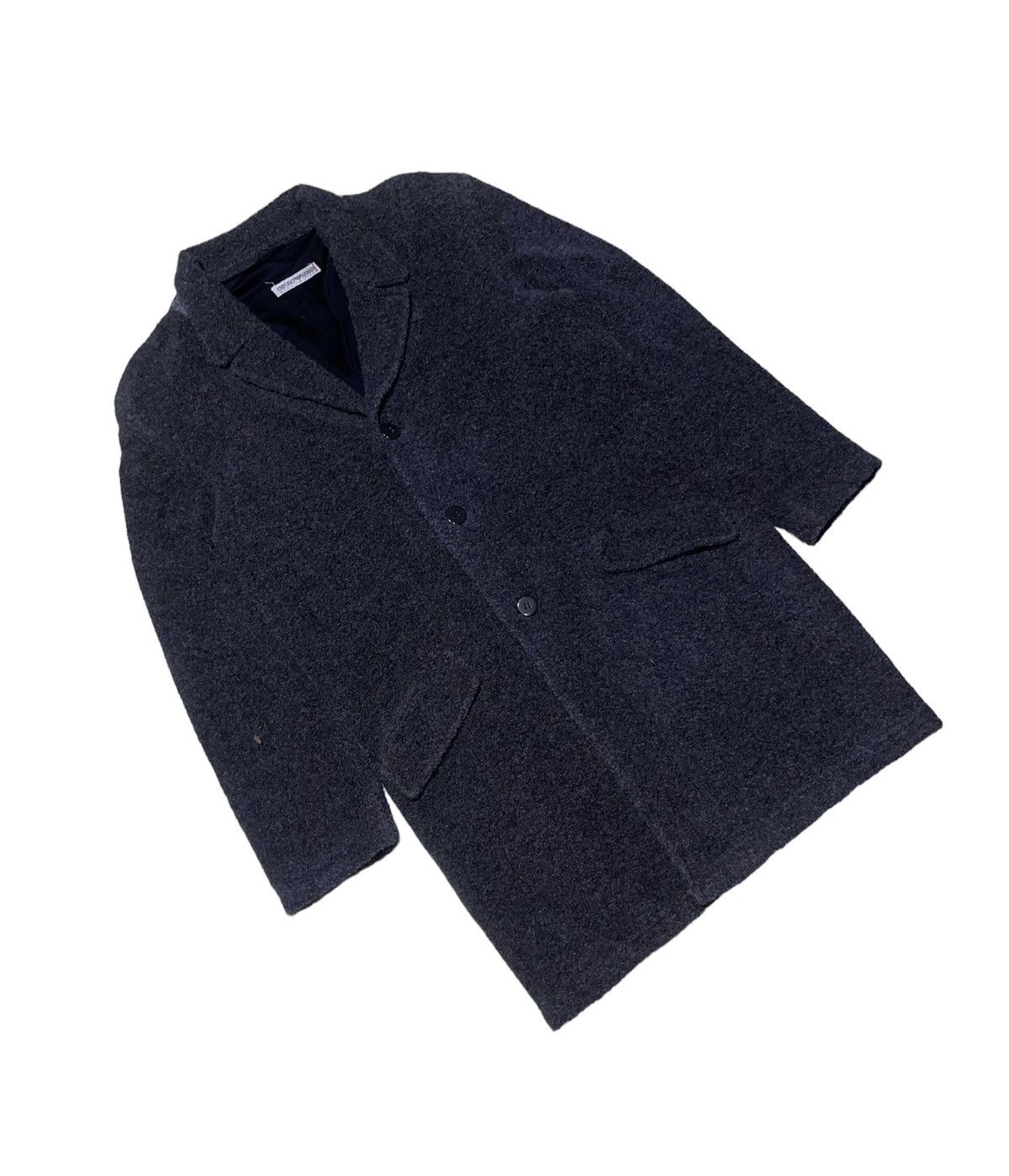 Armani Emporio Armani Wool Long Coat Jacket Size US M / EU 48-50 / 2 - 5 Thumbnail