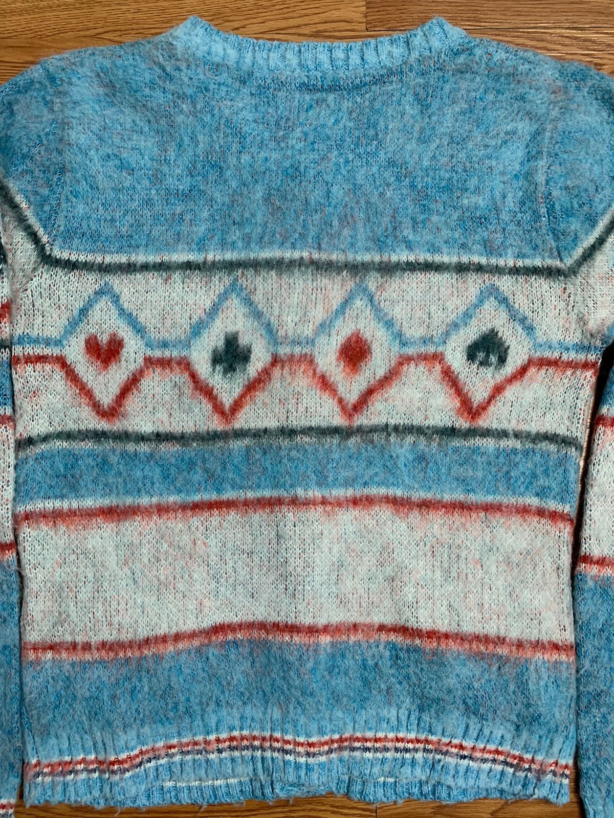 Hysteric Glamour 80s Hysteric Glamour Mohair Trump Card Pattern Cardigan Size US S / EU 44-46 / 1 - 7 Thumbnail